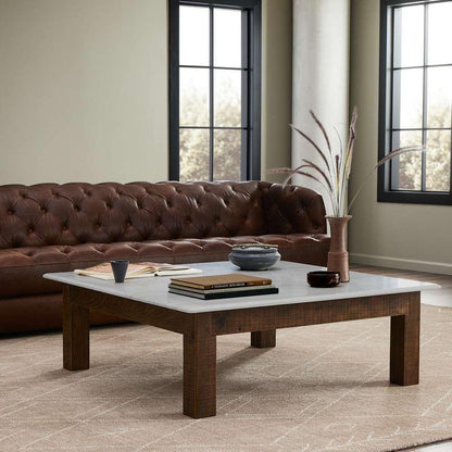 Four Hands - Hughes - Jessa Coffee Table - Waxed Bleached - 237759-002 veiw 11