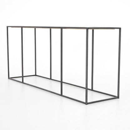 Four Hands - Hughes - Phillip Console Table - Bright Brass Clad - CIMP-140A_CLOSEOUT view 4