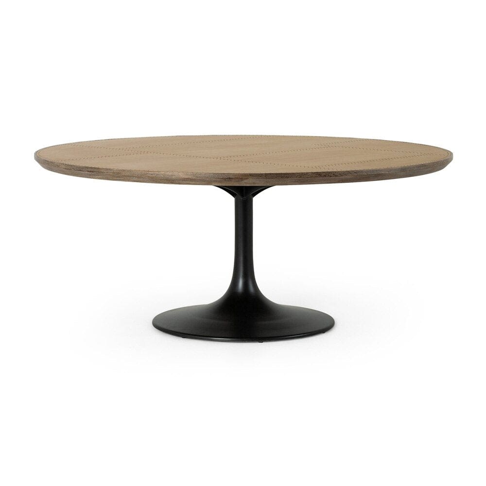 Four Hands - Hughes - Powell Dining Table - Bright Brass Clad - 223668-001 veiw 1