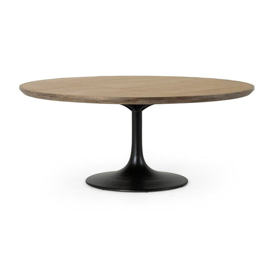 Four Hands - Hughes - Powell Dining Table - Bright Brass Clad - 223668-001 veiw 1