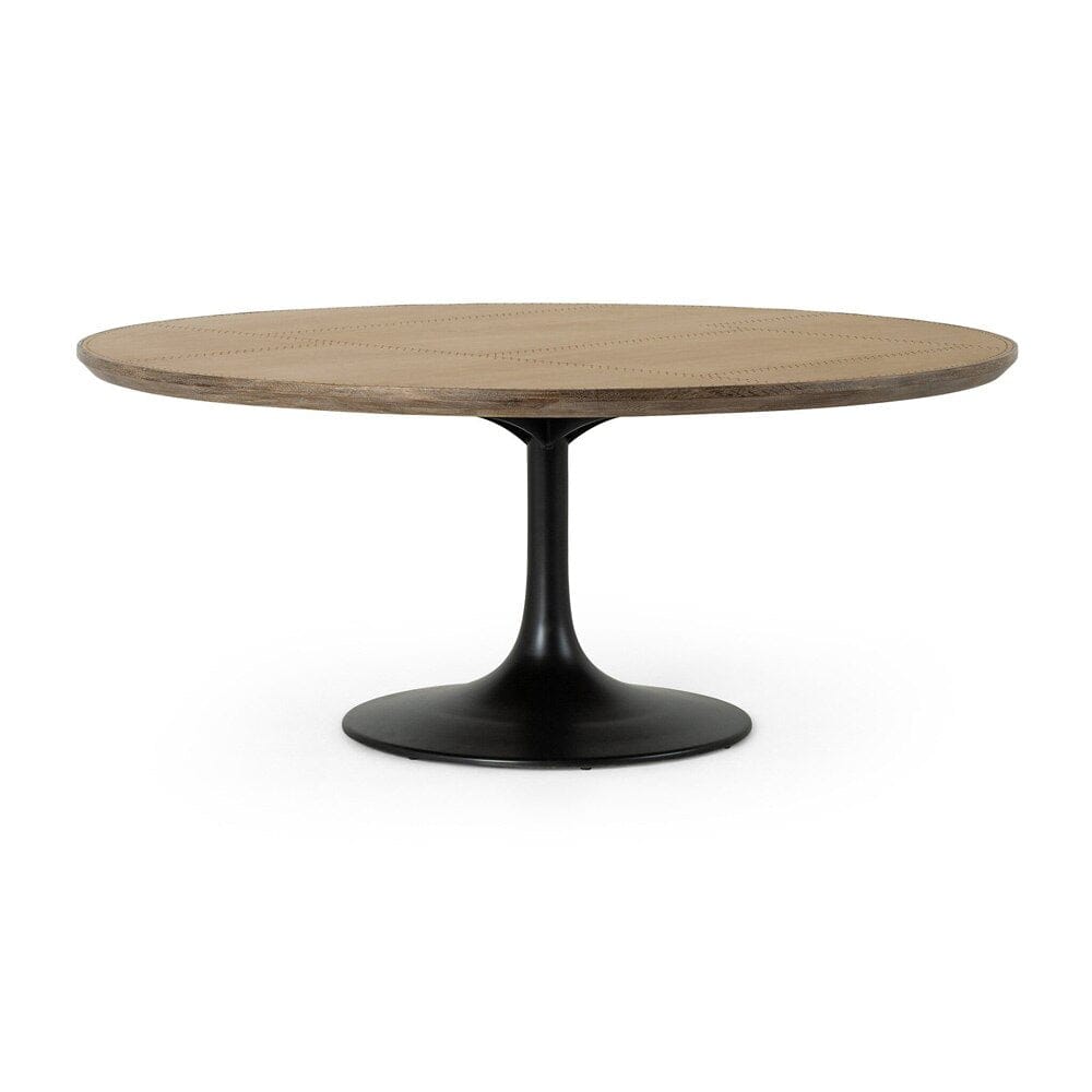 Four Hands - Hughes - Powell Dining Table - Bright Brass Clad - 223668-001 veiw 2