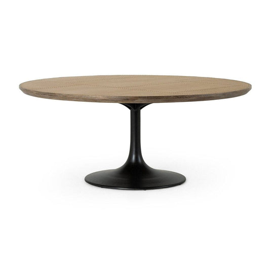 Four Hands - Hughes - Powell Dining Table - Bright Brass Clad - 223668-001 veiw 2