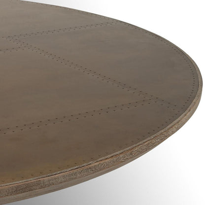 Four Hands - Hughes - Powell Dining Table - Bright Brass Clad - 223668-001 veiw 3