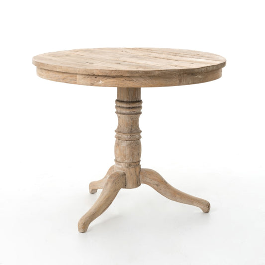 Four Hands - Round Occasional Table - Whitewash - CIMP-42-WW veiw 1