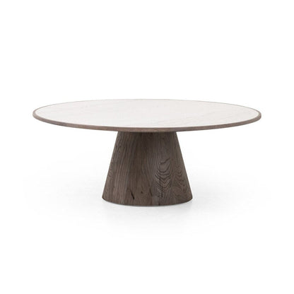 Four Hands - Hughes - Skye Large Coffee Table - White Marble - 232104-001 veiw 1