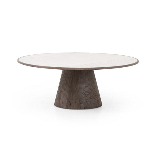 Four Hands - Hughes - Skye Large Coffee Table - White Marble - 232104-001 veiw 1