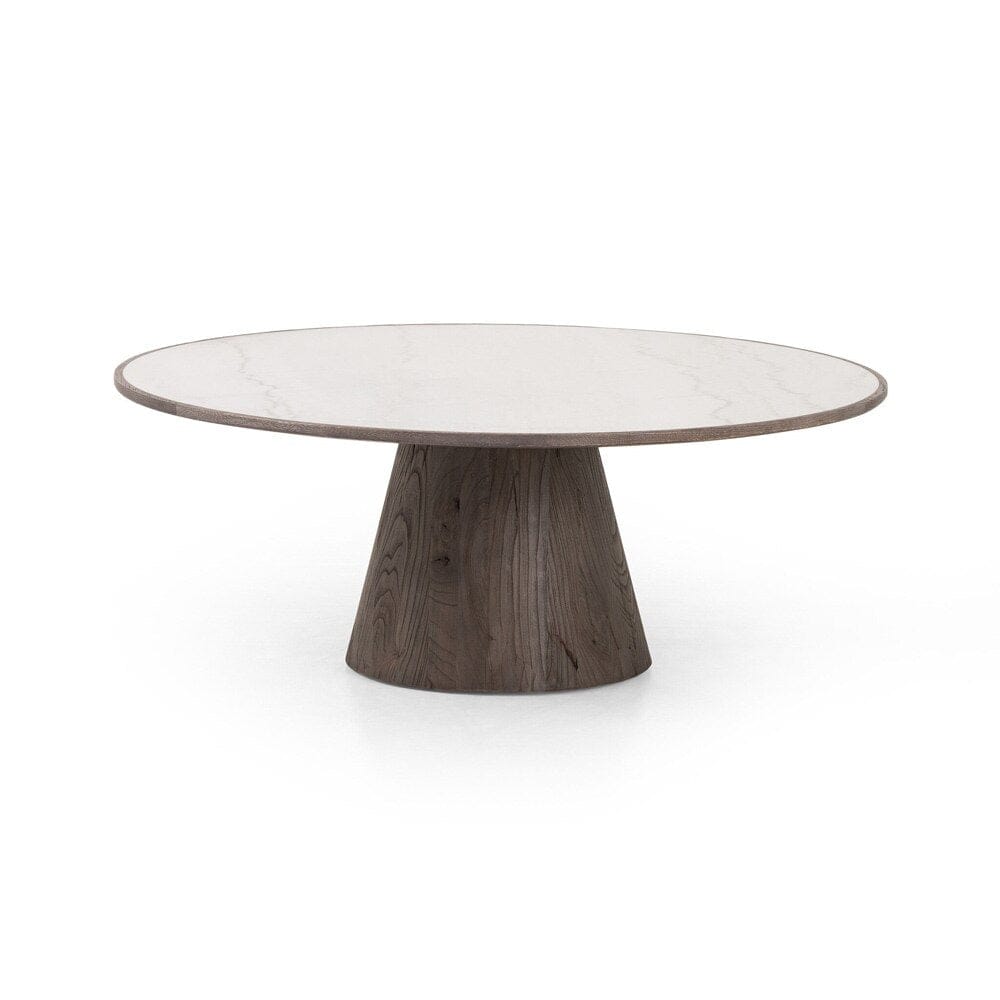 Four Hands - Hughes - Skye Large Coffee Table - White Marble - 232104-001 veiw 2