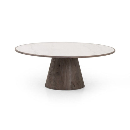 Four Hands - Hughes - Skye Large Coffee Table - White Marble - 232104-001 veiw 2