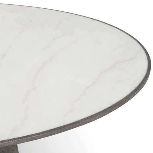 Four Hands - Hughes - Skye Round Dining Table-White Marble - 228008-001 veiw 2