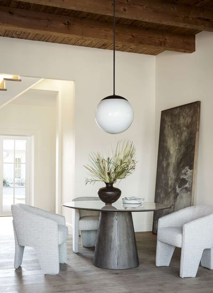 Four Hands - Hughes - Skye Round Dining Table-White Marble - 228008-001 veiw 7
