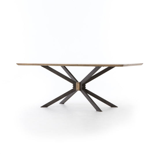 Four Hands - Spider Dining Table 79in - Sandy Oak - CIMP-105 veiw 1