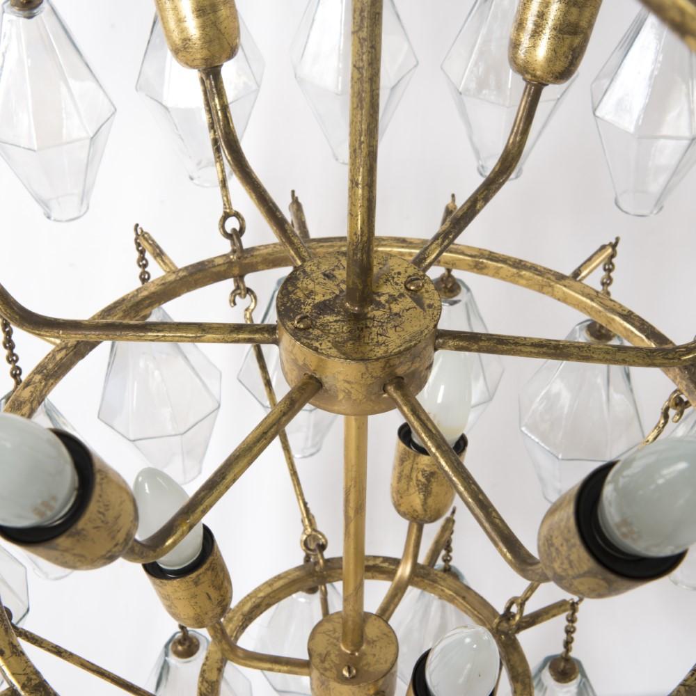 Four Hands - Adeline Large Round Chandelier - Gold Leaf - IHTN-002A veiw 2