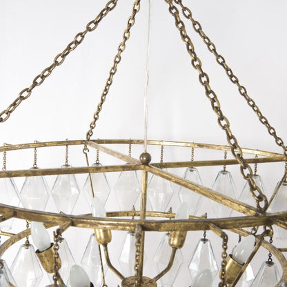 Four Hands - Adeline Large Round Chandelier - Gold Leaf - IHTN-002A veiw 4