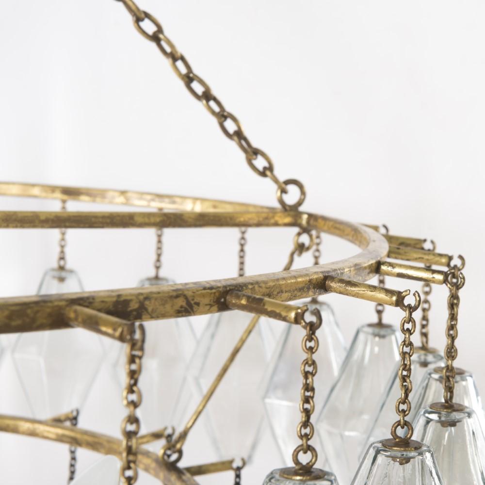 Four Hands - Adeline Large Round Chandelier - Gold Leaf - IHTN-002A veiw 5