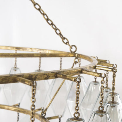 Four Hands - Adeline Large Round Chandelier - Gold Leaf - IHTN-002A veiw 5