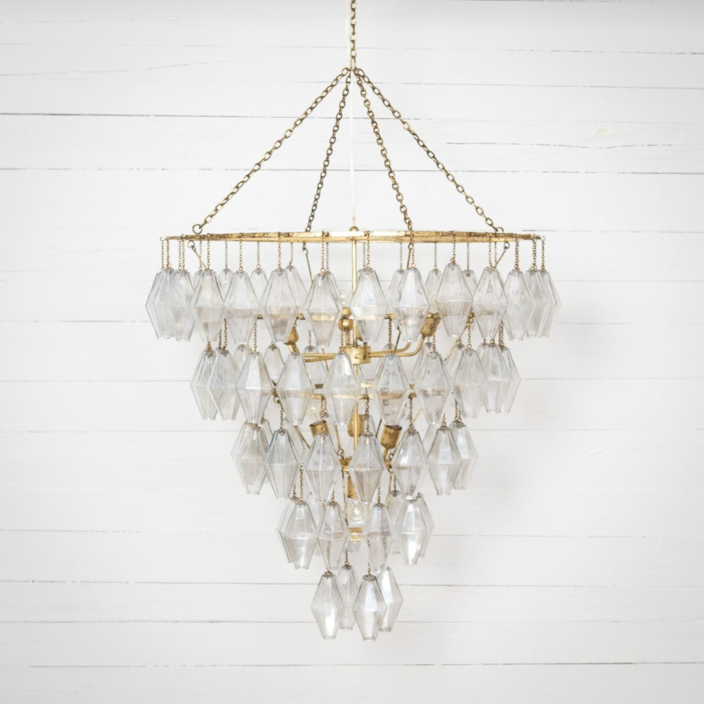 Four Hands - Adeline Large Round Chandelier - Gold Leaf - IHTN-002A veiw 6