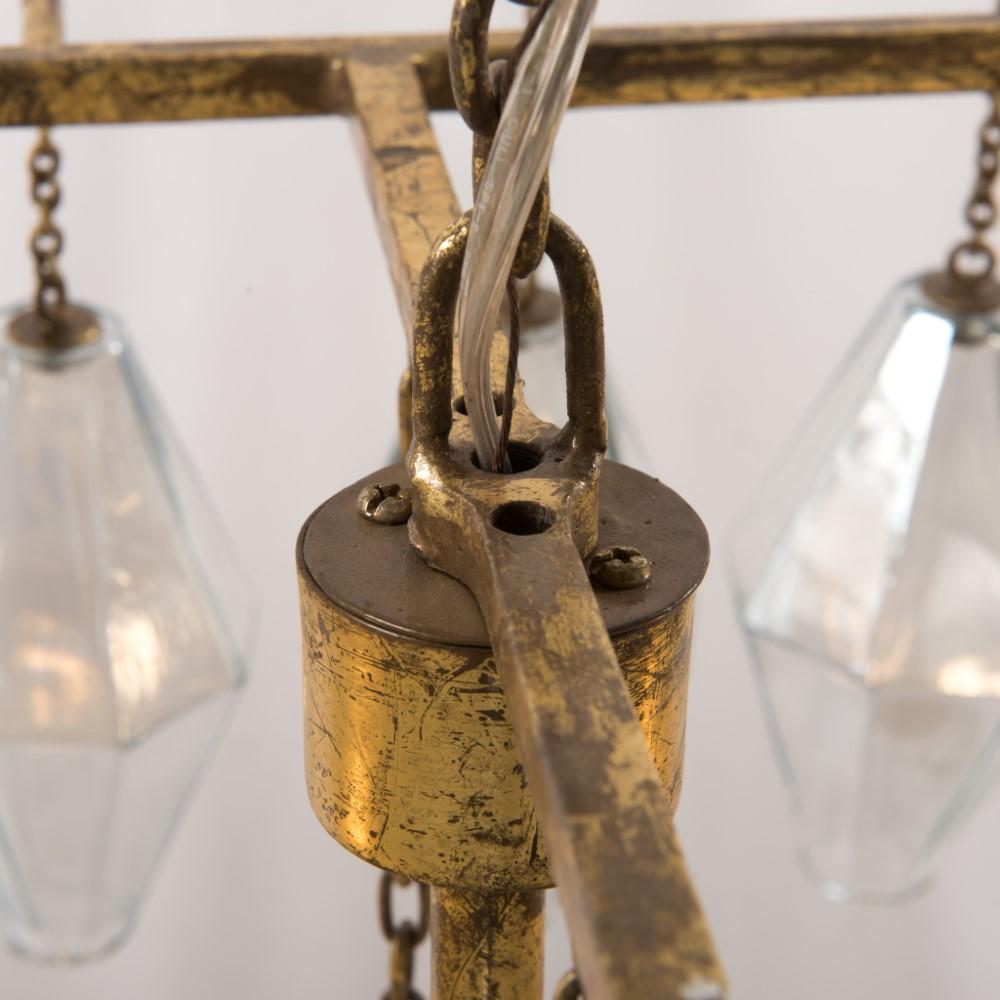 Four Hands - Adeline Rectangular Chandelier - Gold Leaf - IHTN-003A veiw 3
