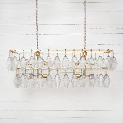 Four Hands - Adeline Rectangular Chandelier - Gold Leaf - IHTN-003A veiw 5