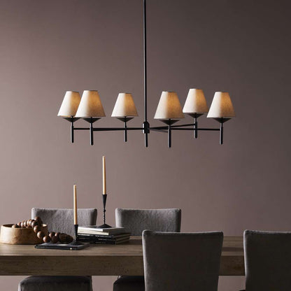 Four Hands - Hutton - Dodie Chandelier-Jet Black - 236830-001 veiw 2