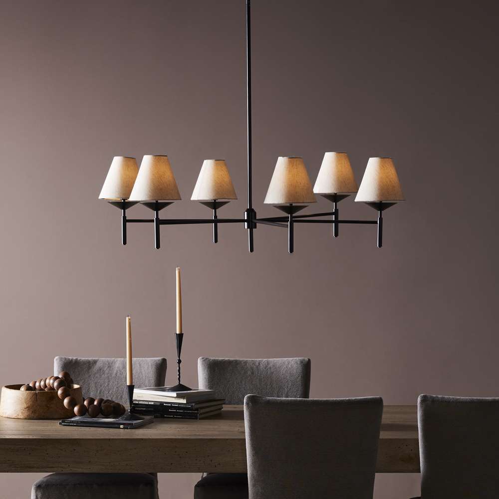 Four Hands - Hutton - Dodie Chandelier-Jet Black - 236830-001 veiw 9