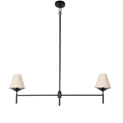 Four Hands - Hutton - Dodie Linear Chandelier-Jet Black - 237406-001 veiw 1