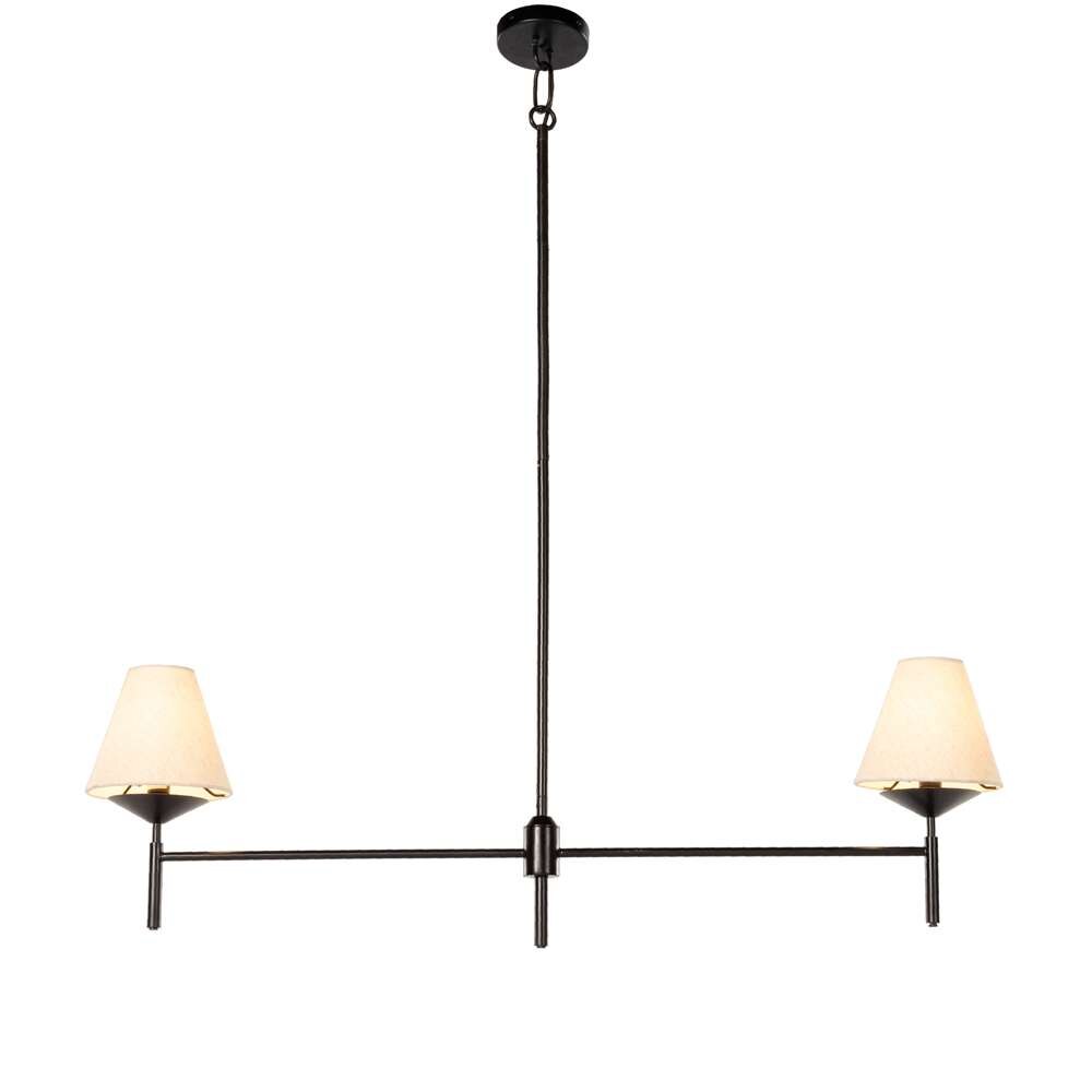 Four Hands - Hutton - Dodie Linear Chandelier-Jet Black - 237406-001 veiw 3