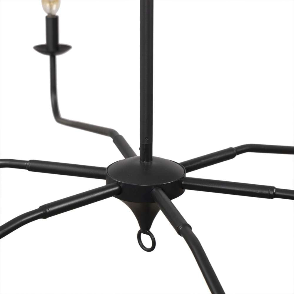 Four Hands - Hutton - Edlyn Chandelier - Antiqued Iron - 236829-001 veiw 6