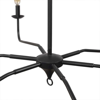 Four Hands - Hutton - Edlyn Chandelier - Antiqued Iron - 236829-001 veiw 6