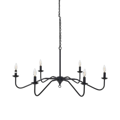 Four Hands - Hutton - Edlyn Small Chandelier - Antiqued Iron - 237407-001 veiw 1