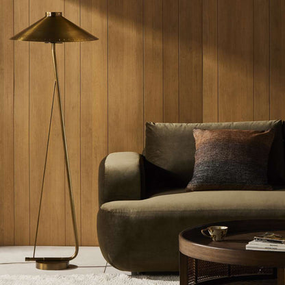 Four Hands - Hutton - Egon Floor Lamp-Antique Brass Iron - 232799-002 veiw 2