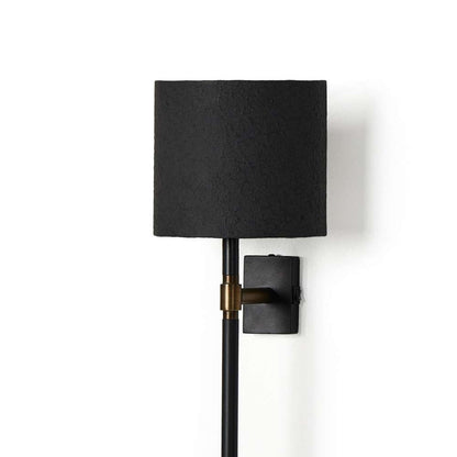 Four Hands - Hutton - Maurice Sconce - Matte Black Plaster - 239410-001 veiw 1