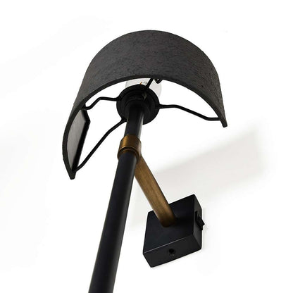 Four Hands - Hutton - Maurice Sconce - Matte Black Plaster - 239410-001 veiw 2