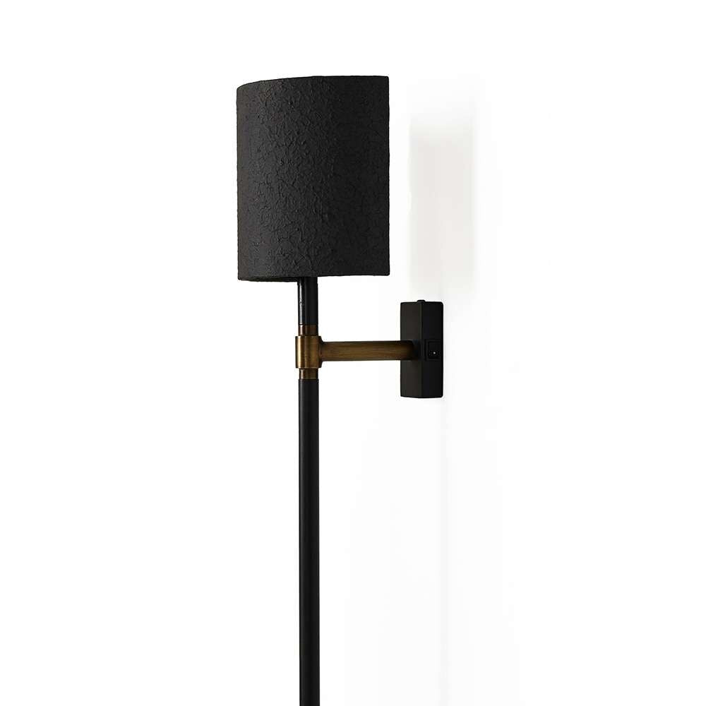 Four Hands - Hutton - Maurice Sconce - Matte Black Plaster - 239410-001 veiw 4