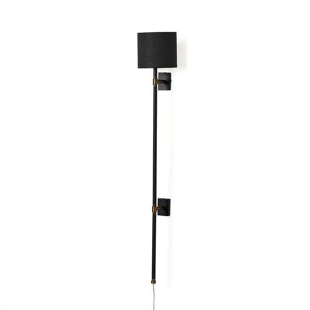 Four Hands - Hutton - Maurice Sconce - Matte Black Plaster - 239410-001 veiw 6
