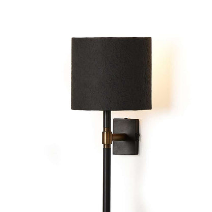 Four Hands - Hutton - Maurice Sconce - Matte Black Plaster - 239410-001 veiw 7