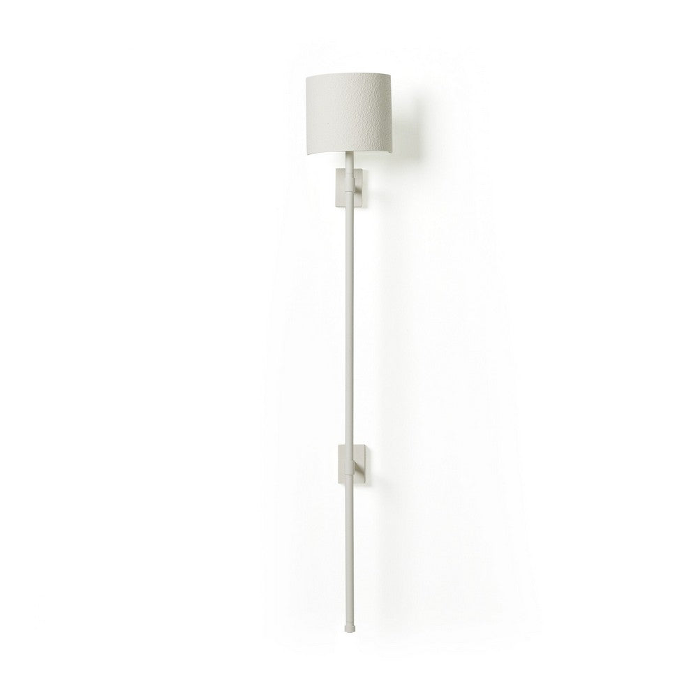 Four Hands - Hutton - Maurice Sconce - Matte White Plaster - 239410-002_CLOSEOUT view 3