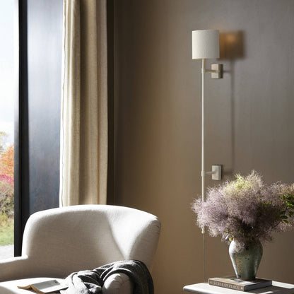 Four Hands - Hutton - Maurice Sconce - Matte White Plaster - 239410-002_CLOSEOUT view 7