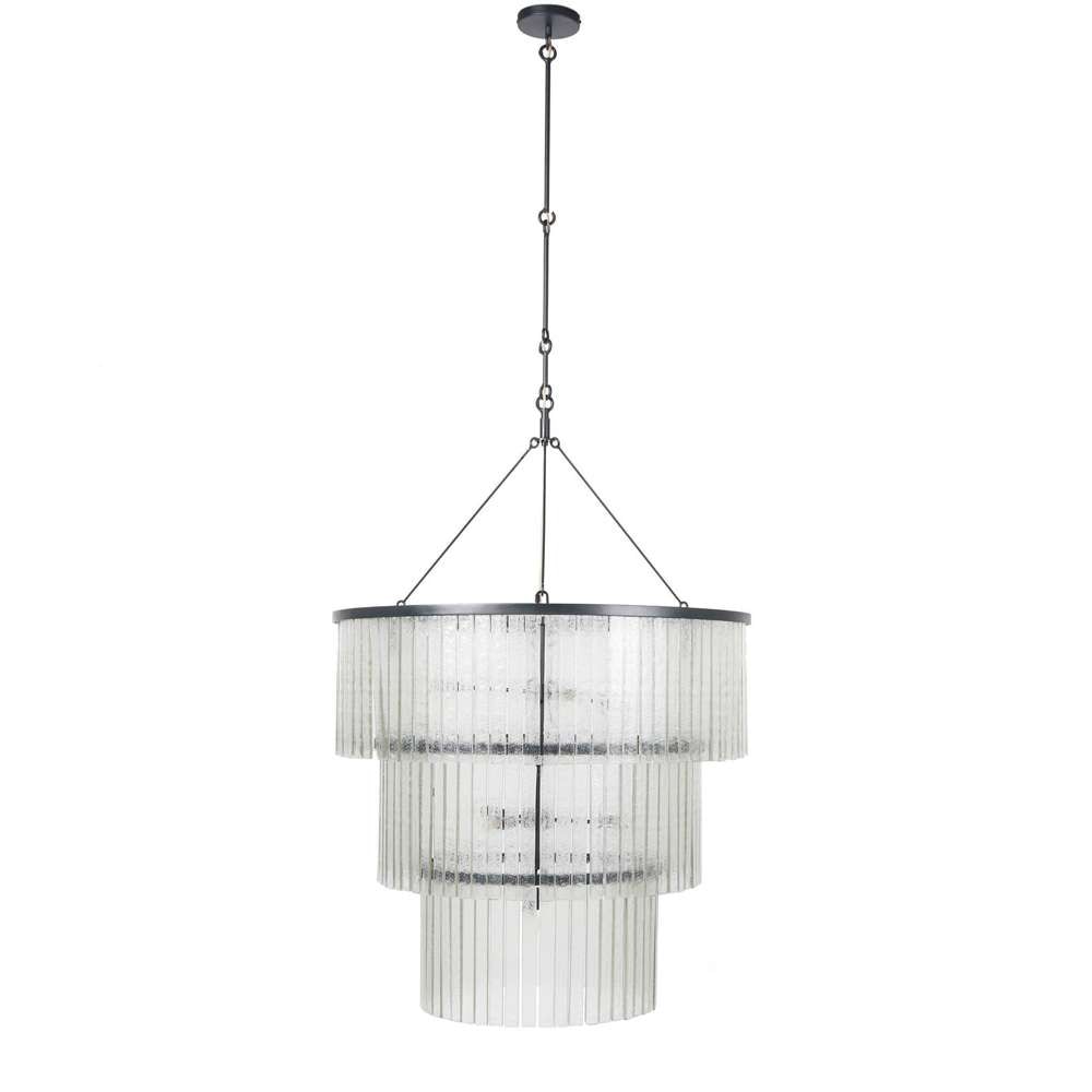 Four Hands - Hutton - Meredith Large Chandelier - Clr Txt Glass - 237709-002 veiw 1