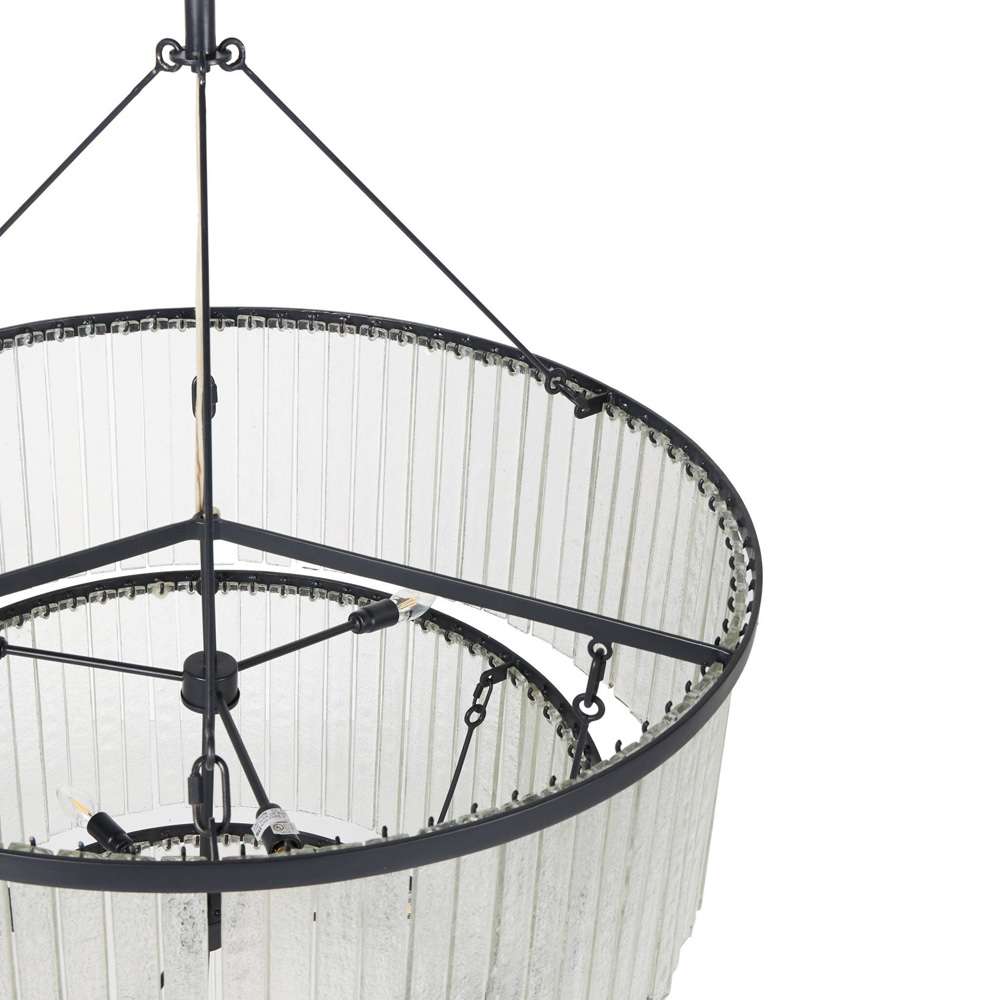 Four Hands - Hutton - Meredith Large Chandelier - Clr Txt Glass - 237709-002 veiw 2