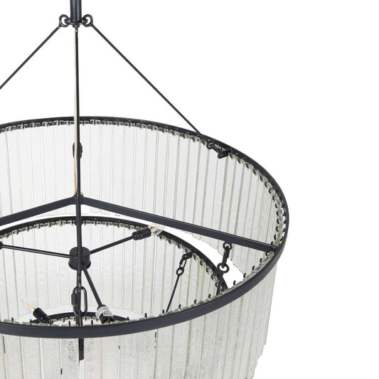 Four Hands - Hutton - Meredith Large Chandelier - Clr Txt Glass - 237709-002 veiw 2