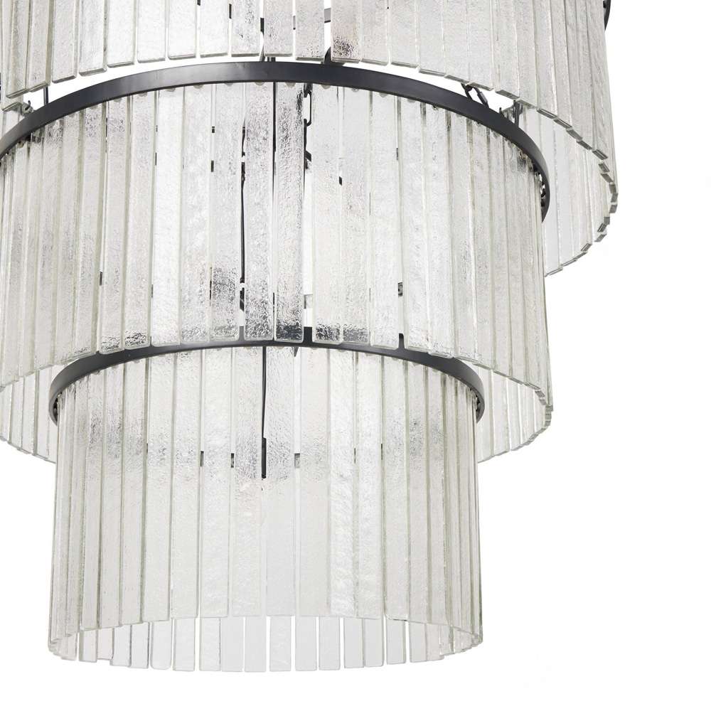 Four Hands - Hutton - Meredith Large Chandelier - Clr Txt Glass - 237709-002 veiw 8