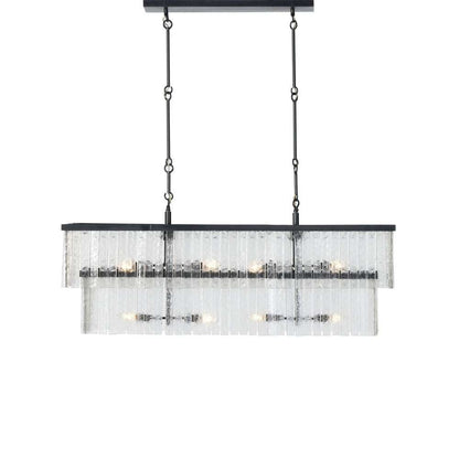 Four Hands - Hutton - Meredith Linear Chandelier - Clear - 238605-002 veiw 8