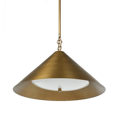 Four Hands - Hutton - Mozelle Pendant - Milk Glass - 241152-001_CLOSEOUT view 4