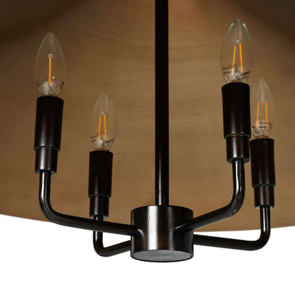 Four Hands - Hutton - Siriano Chandelier - Oil Rubbed Bronze - 237746-001 veiw 4