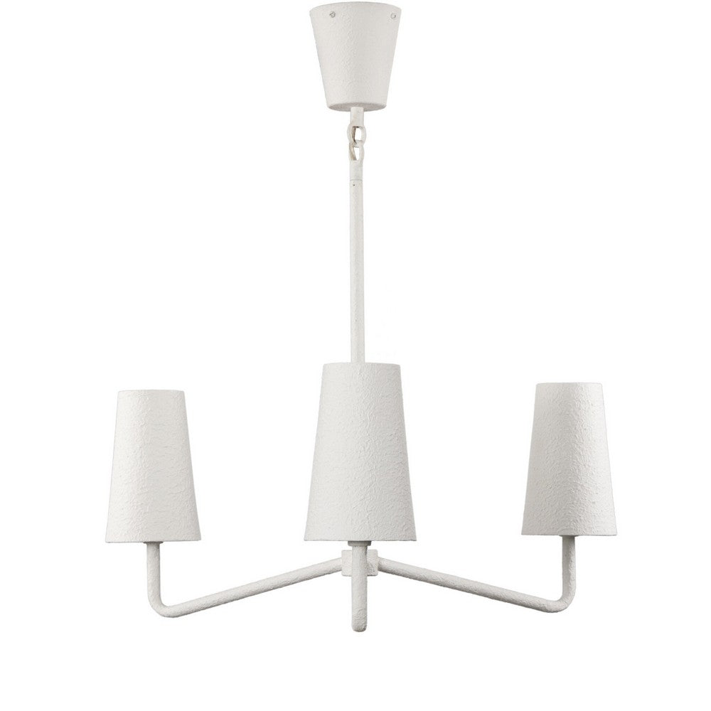 Four Hands - Hutton - Vincennes Chandelier - Matte White Plaster - 247959-001_CLOSEOUT view 1