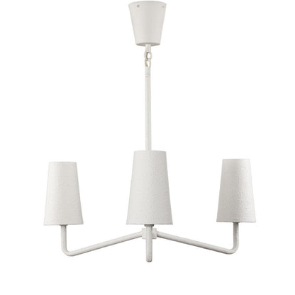 Four Hands - Hutton - Vincennes Chandelier - Matte White Plaster - 247959-001_CLOSEOUT view 1