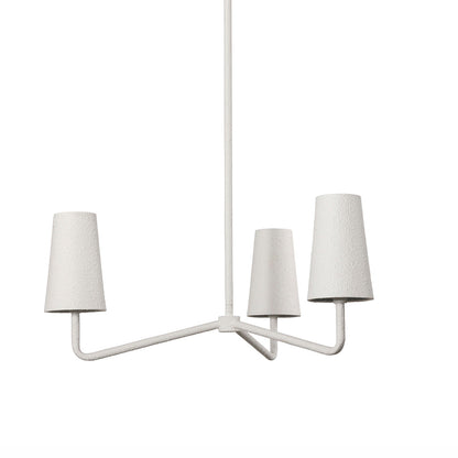 Four Hands - Hutton - Vincennes Chandelier - Matte White Plaster - 247959-001_CLOSEOUT view 3