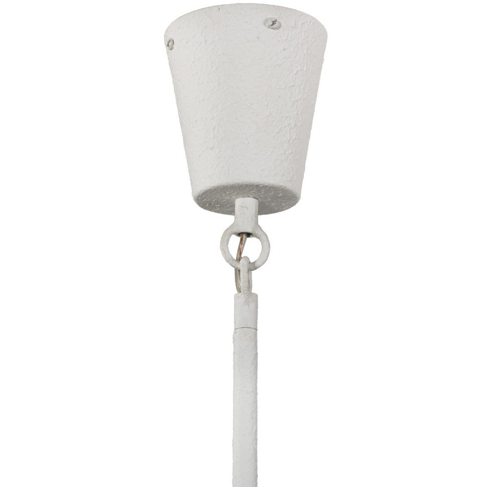 Four Hands - Hutton - Vincennes Chandelier - Matte White Plaster - 247959-001_CLOSEOUT view 5