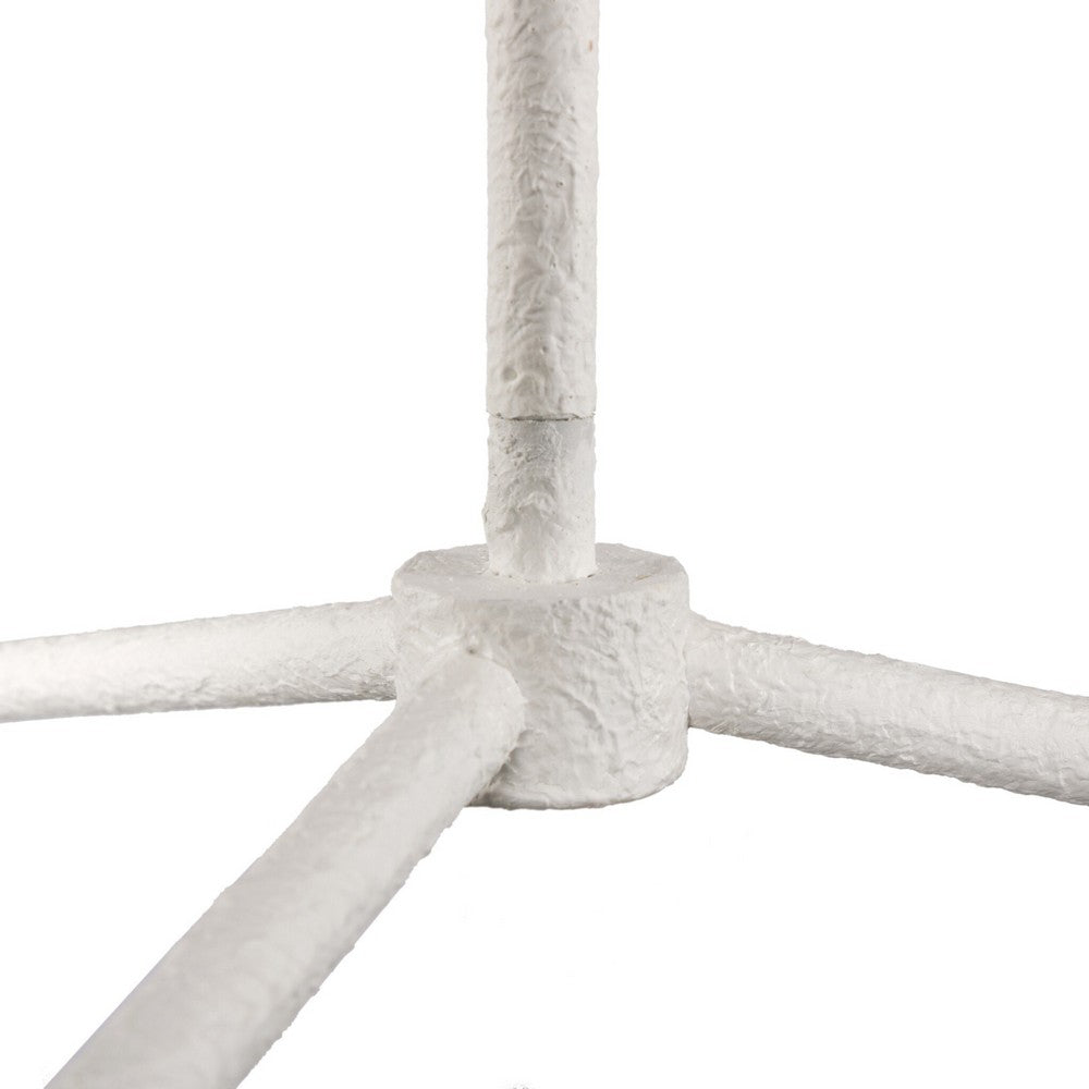 Four Hands - Hutton - Vincennes Chandelier - Matte White Plaster - 247959-001_CLOSEOUT view 6