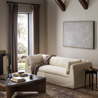 Four Hands - Iggy Slipcover Sofa-98" - Antwerp Natural - 249187-001 view 4